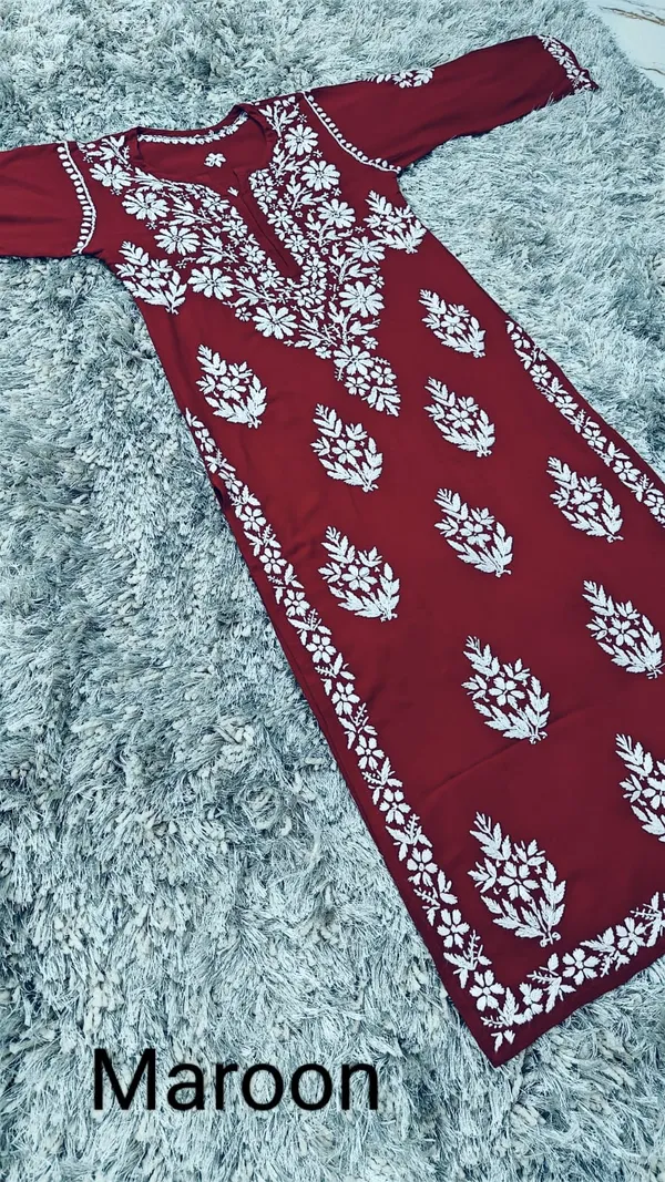 Vaidehi_Hand_Work_Fine_Chikankari_Straight_Kurti_For_Women