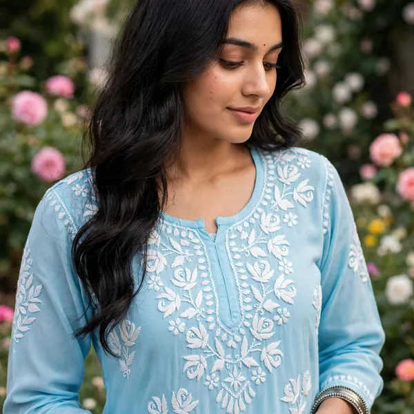 Tara_Hand_Work_Fine_Chikankari_Straight_Short_Top_For_Women