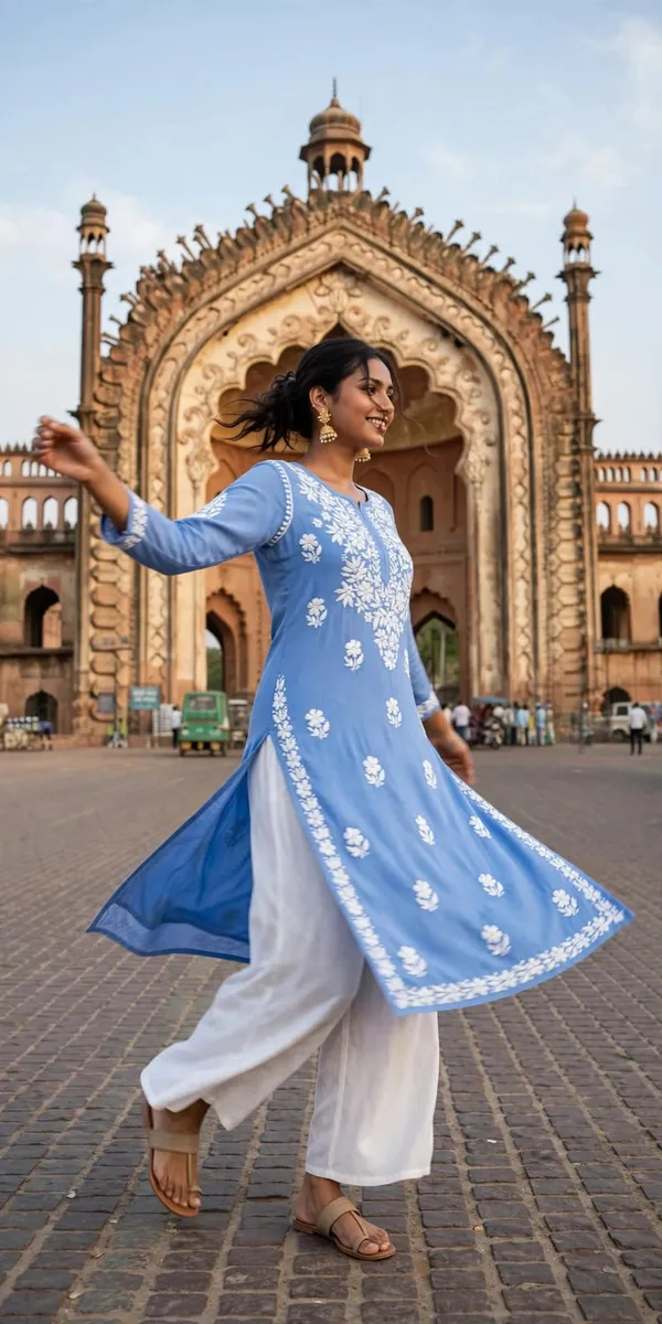 Siya_Hand_Work_Fine_Chikankari_Straight_Kurti_For_Women