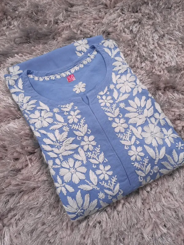 Siya_Hand_Work_Fine_Chikankari_Straight_Kurti_For_Women