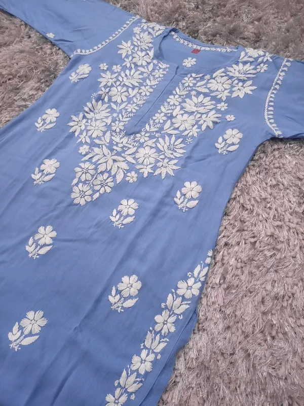 Siya_Hand_Work_Fine_Chikankari_Straight_Kurti_For_Women