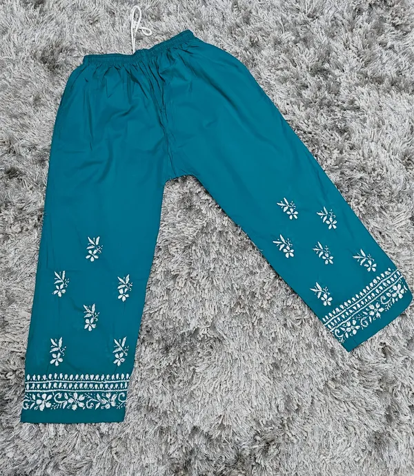 Vedika_Cotton_Hand_Embroidered_Straight_Kurti_Pant_Set_For_Women