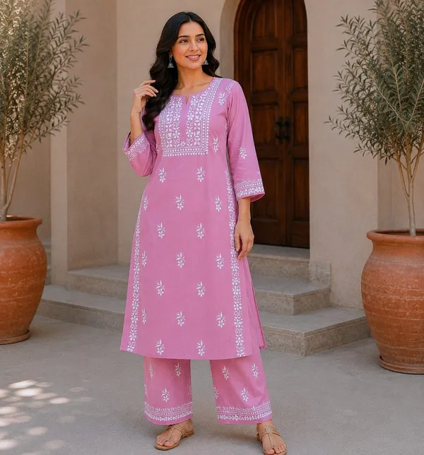 Parizaad_Cotton_Hand_Embroidered_Kurta_Pant_Set_For_Women