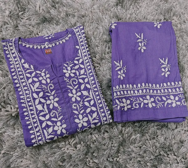 Siya_Hand_Work_Fine_Chikankari_Straight_Pant_Set_For_Women