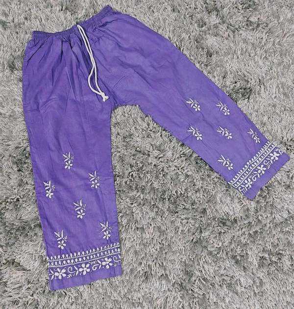 Siya_Hand_Work_Fine_Chikankari_Straight_Pant_Set_For_Women