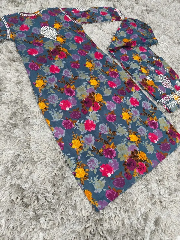 Bahaar_Mulmul_Cotton_Floral_Print_Kurti_Palazzo_Set_For_Women
