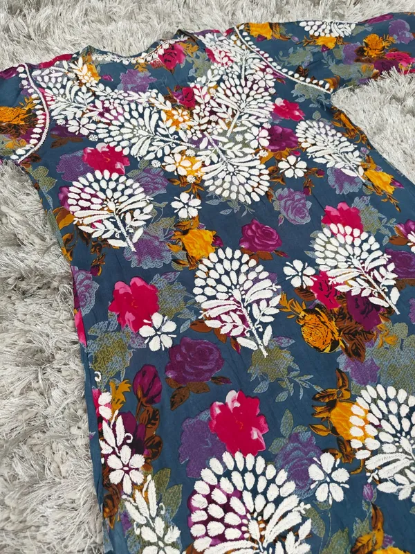 Bahaar_Mulmul_Cotton_Floral_Print_Kurti_Palazzo_Set_For_Women