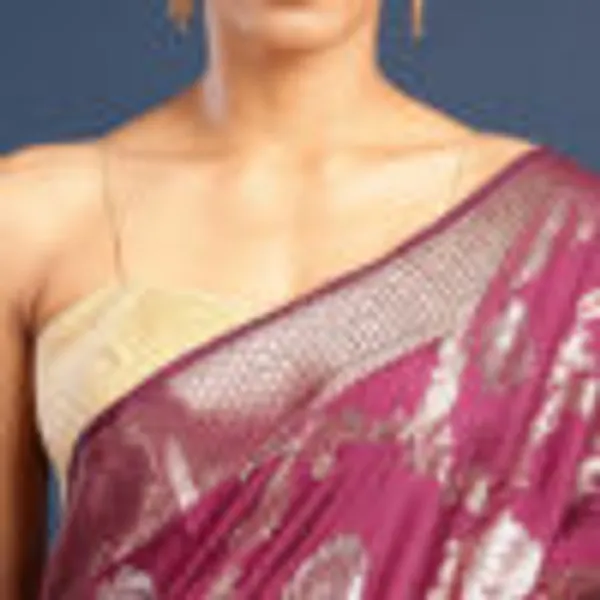 Wine_Pure_Silk_Saree_For_Women