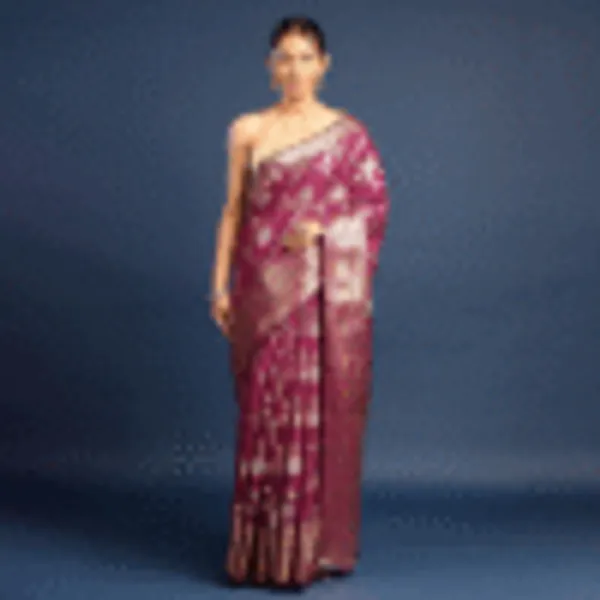 Wine_Pure_Silk_Saree_For_Women