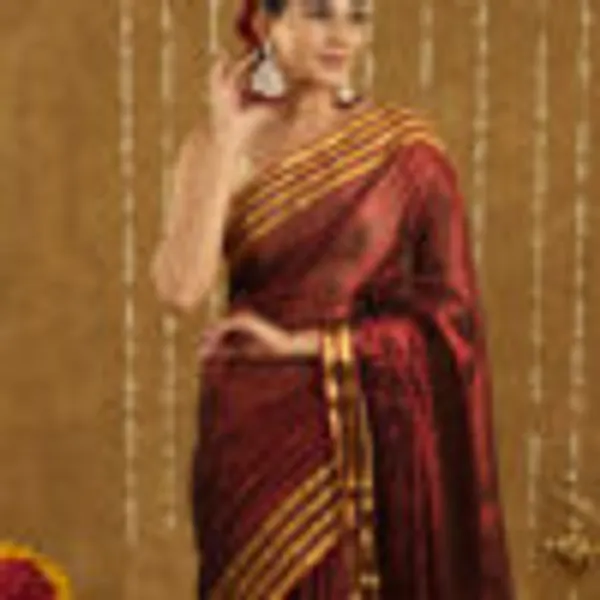 Maroon_Tissue_Mul_Cotton_Hand_Woven_Saree_For_Women