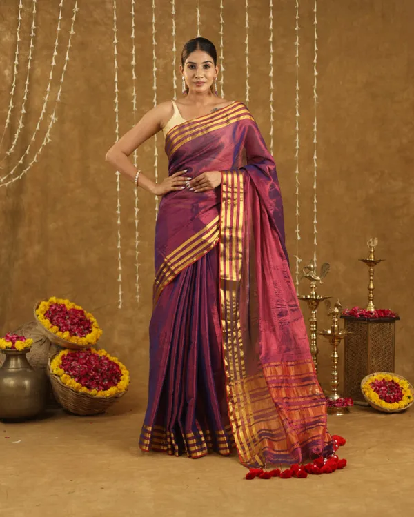Purple_Tissue_Mul_Cotton_Hand_Woven_Saree_For_Women