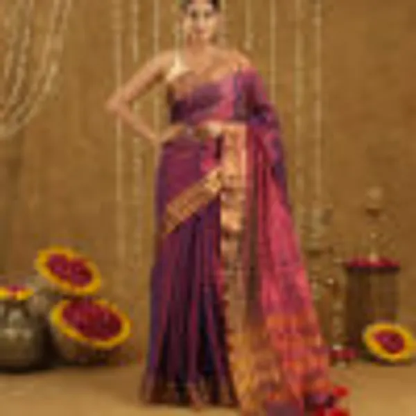 Purple_Tissue_Mul_Cotton_Hand_Woven_Saree_For_Women