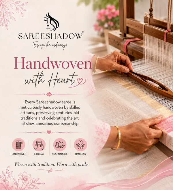 Yellow_Pure_Linen__HandWoven_Saree_For_Women