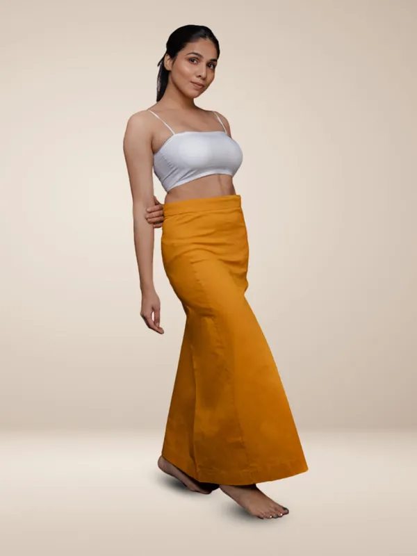 Mustard_Yellow_Cotton_Lycra_Shapewear_For_Women