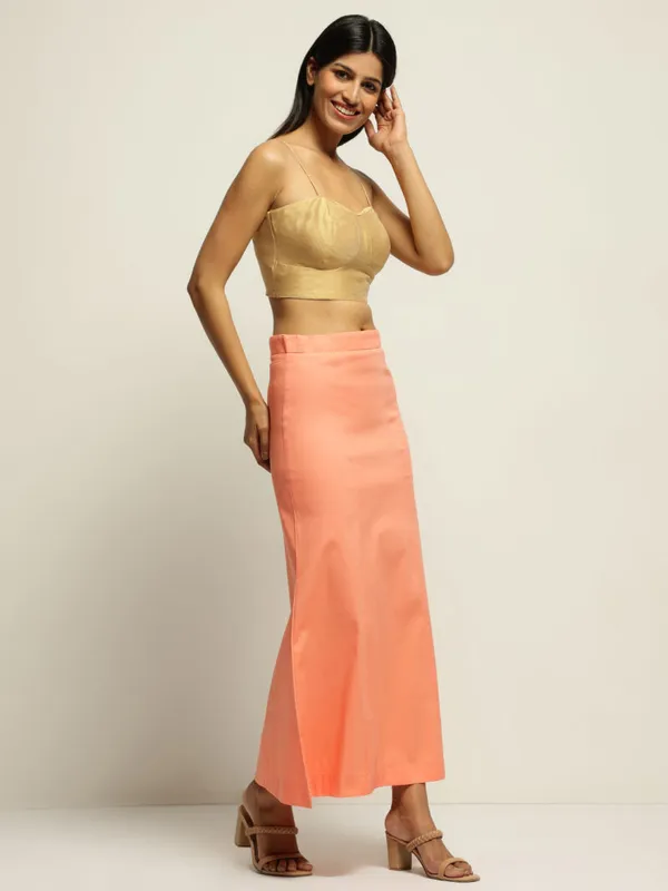 Peach_Cotton_Lycra_Shapewear_For_Women