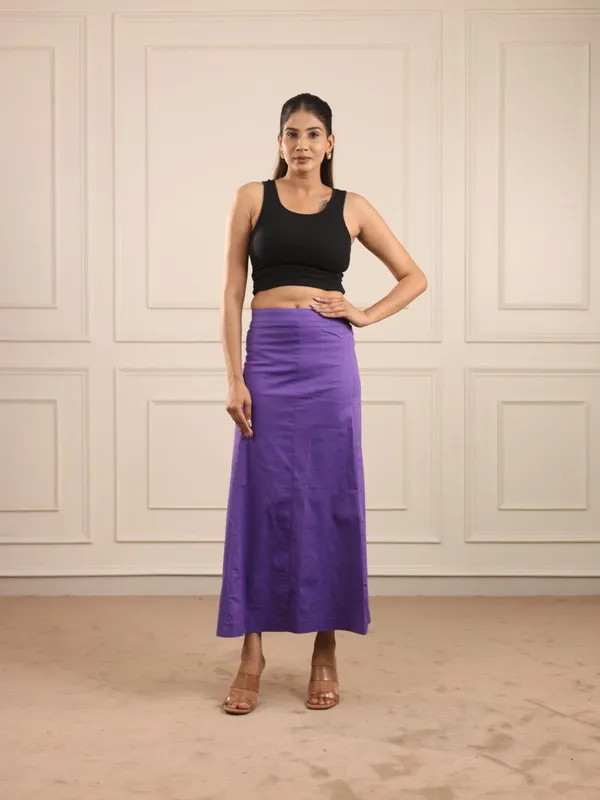 Purple_Cotton_Lycra_Shapewear_For_Women