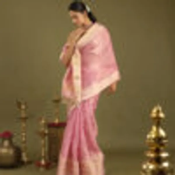 Pastel_Pink_Tissue_Mul_Cotton_Hand_Woven_Saree_For_Women