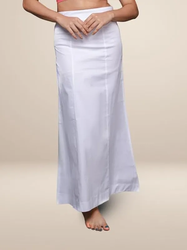 White_Cotton_Lycra_Shapewear_For_Women