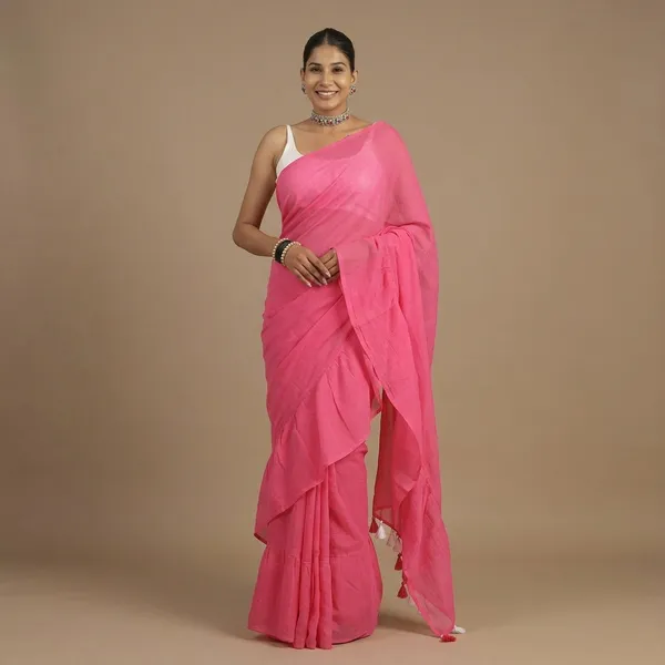 Pink_Mul_Cotton_Hand_Woven_Saree_For_Women