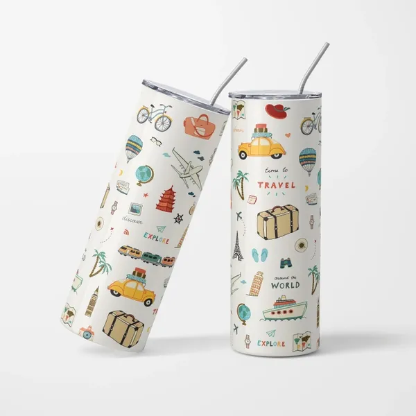 Mimitiinaa_White_Stainless_Steel_Tumbler_With_Plastic_Straw_Can_Be_Customised_With_Photos,_Logos,_Mesages