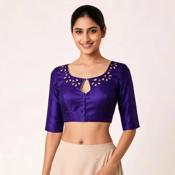 Purple_Satin_Cutwork_Embroidered_Blouse_For_Women