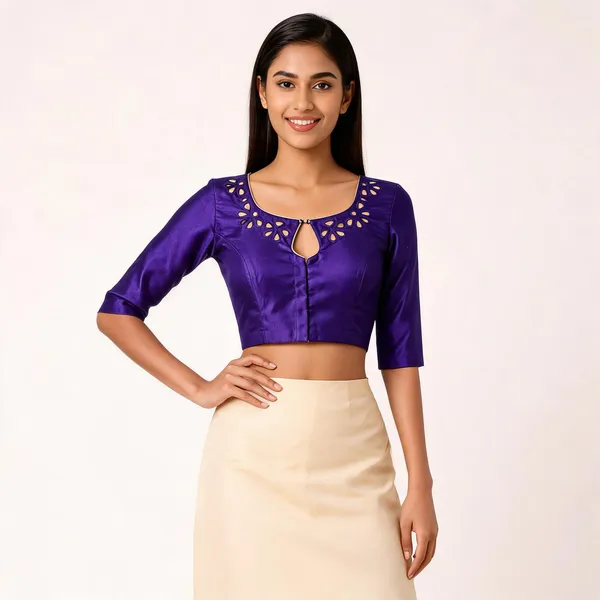 Purple_Satin_Cutwork_Embroidered_Blouse_For_Women
