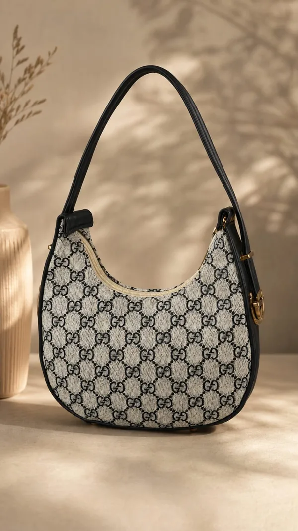 Black_&_Beige_Monogram_Hobo_Shoulder_Bag