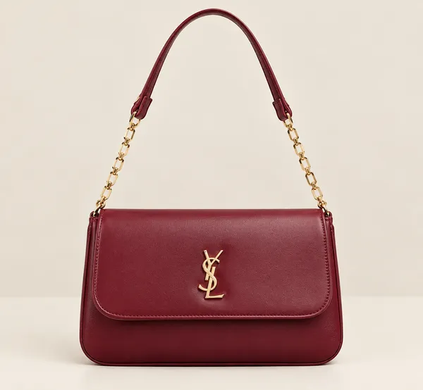 Burgundy_Red_Flap_Shoulder_Bag_with_Gold_Chain_Strap