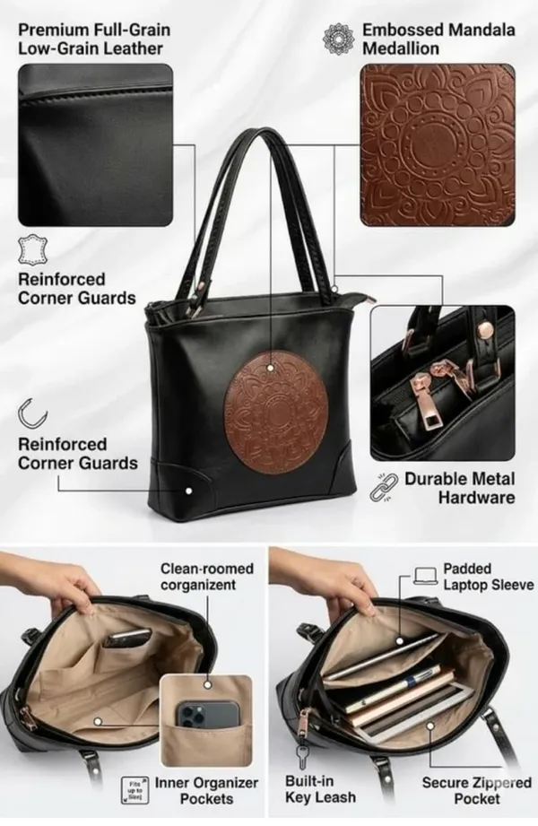 Black_PU_Leather_Handbag_For_Women