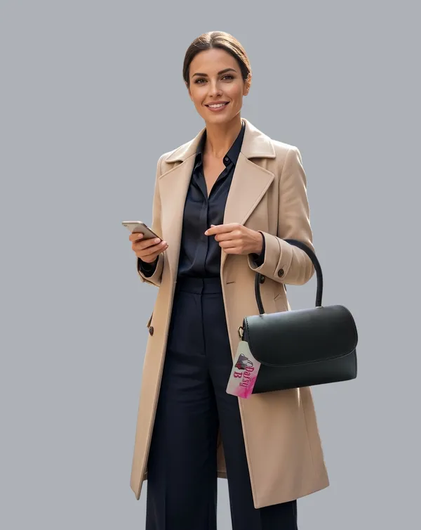 Black_PU_Leather_Handbag_For_Women_(Single_piece_)