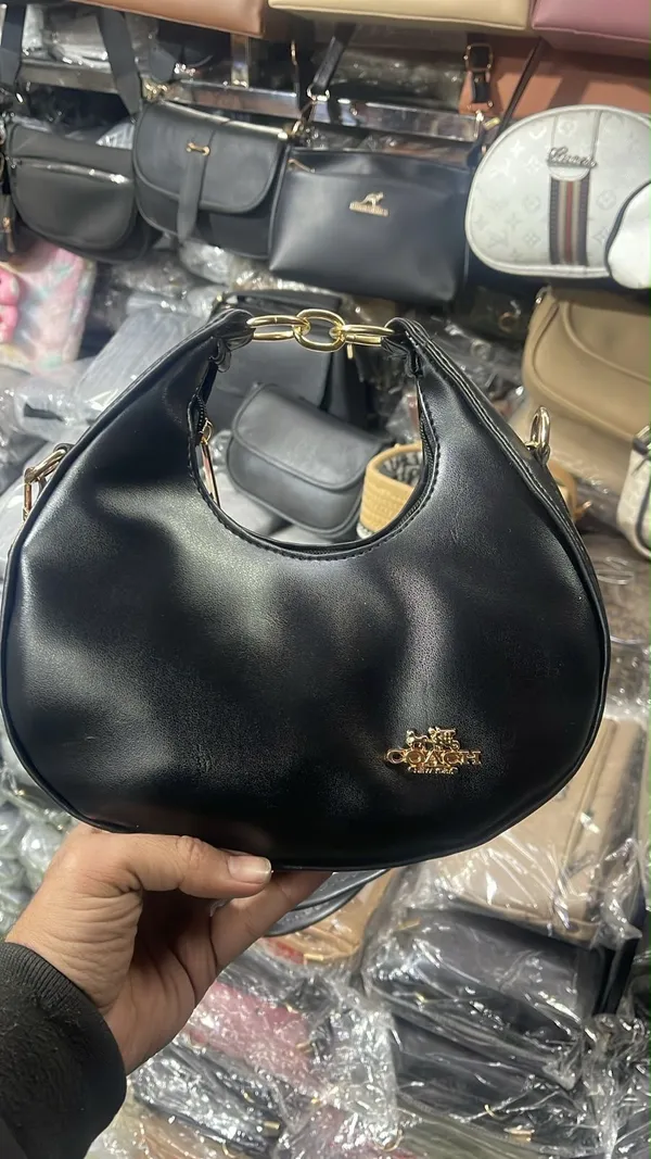 Black_PU_Leather_Shoulder_Bag_For_Women