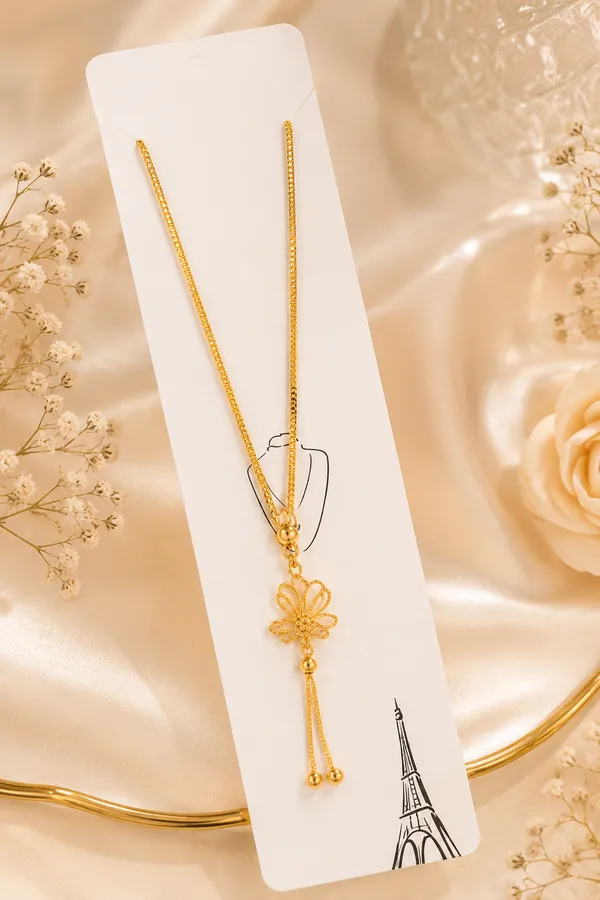 Golden_Bloom_Tassel_Pendant_Necklace
