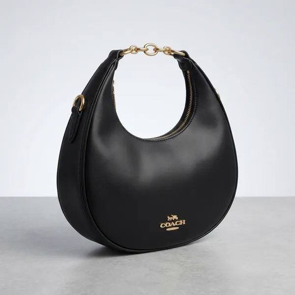 Black_PU_Leather_Shoulder_Bag_For_Women