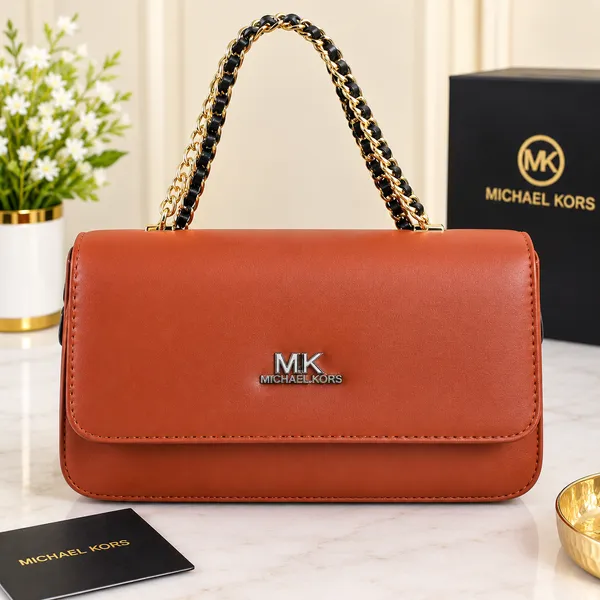 Terracotta_Orange_Chain_Sling_Bag