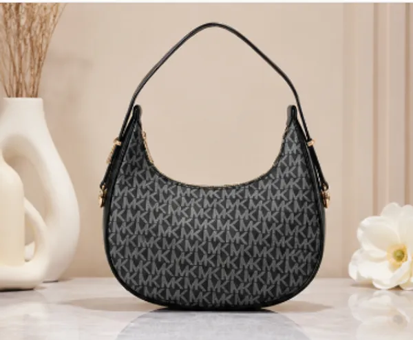 Urban_Luxe_Black_Monogram_Hobo_Bag