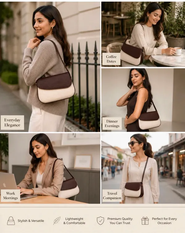 White_and_brown_shoulder_bag