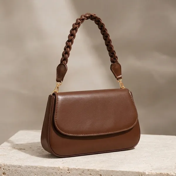 Brown_PU_Leather_Shoulder_Bag_For_Women