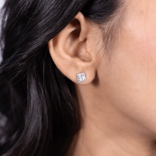 Silver_925_Sterling_Silver_Square_Halo_Stud_Earrings_For_Women