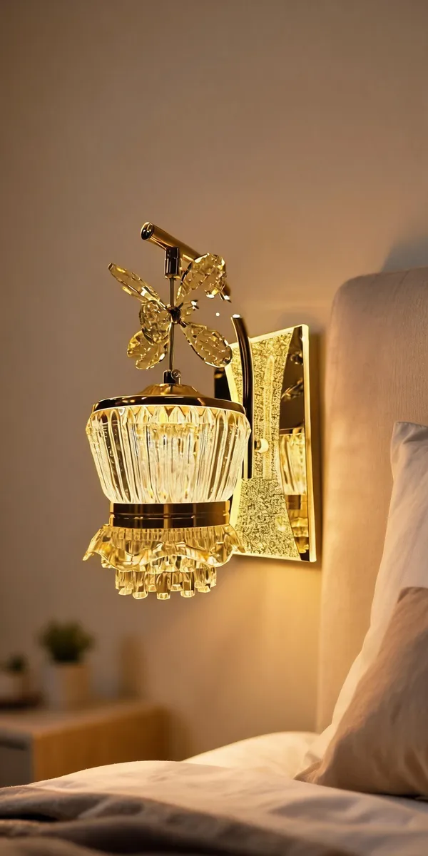 Glass_Crystal_Metal_Ribbed_Butterfly_Accent_Wall_Sconce