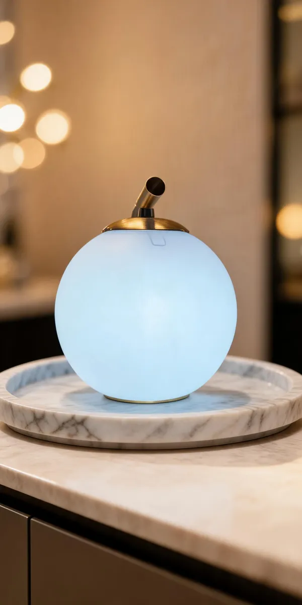Glass_Metal_Frosted_Spherical_Light_Blue_Pendant_Lamp
