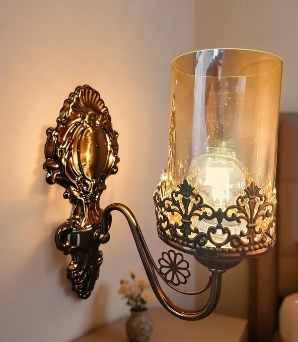 Brass_Glass_Baroque_Antique_Wall_Sconce