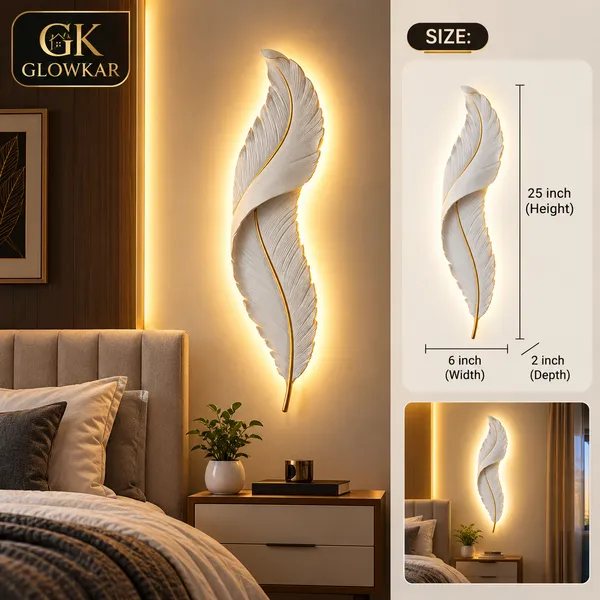 Premium_Feather_LED_Wall_Light_pack_of_1