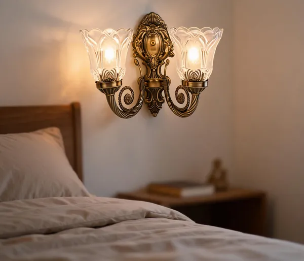 Brass_Glass_Victorian_Antique_Two-Light_Wall_Sconce