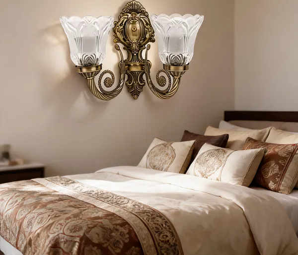 Brass_Glass_Victorian_Antique_Two-Light_Wall_Sconce