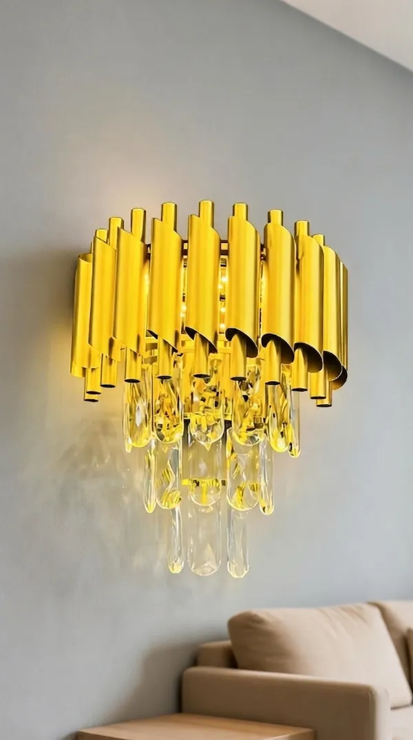 Crystal_Metal_Gold_Two-Tier_Crystal_Drop_Wall_Light