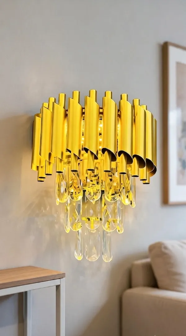 Crystal_Metal_Gold_Two-Tier_Crystal_Drop_Wall_Light