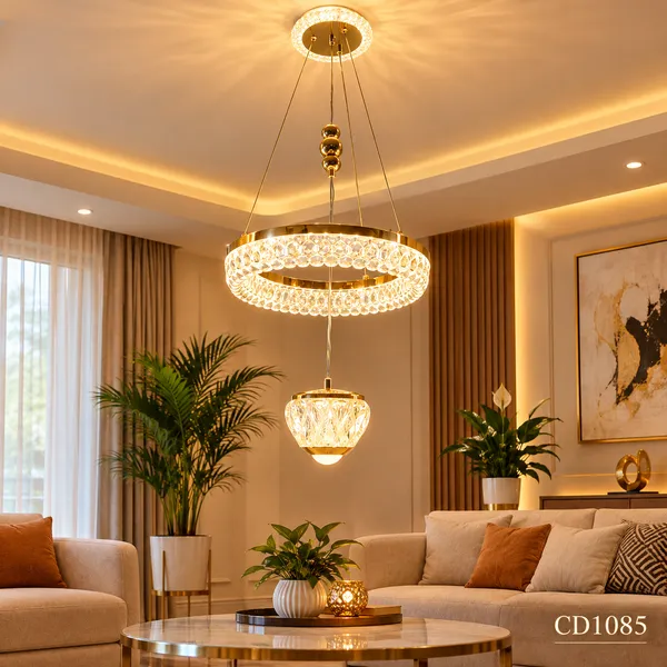 Metal_Crystal_Two-Tier_Ring_Pendant_Chandelier