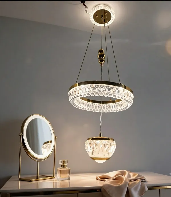 Metal_Crystal_Two-Tier_Ring_Pendant_Chandelier