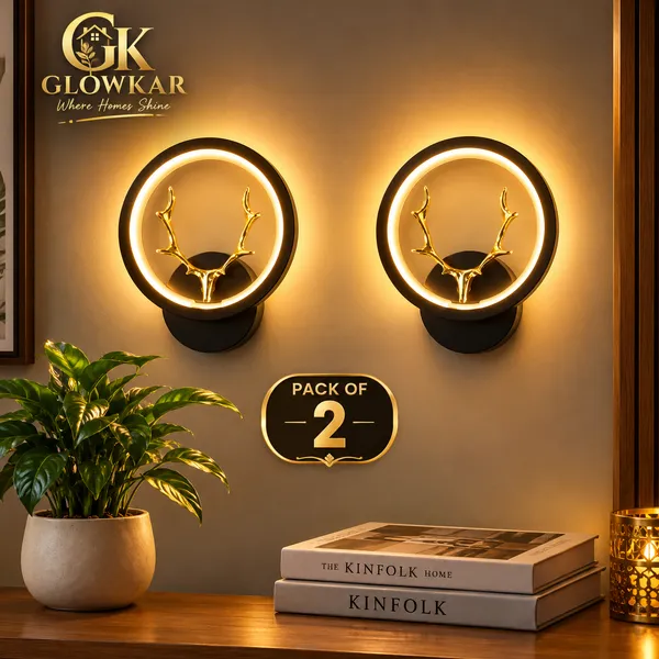 Gold_Cherry_Blossom_Deer_Decorative_wall_light