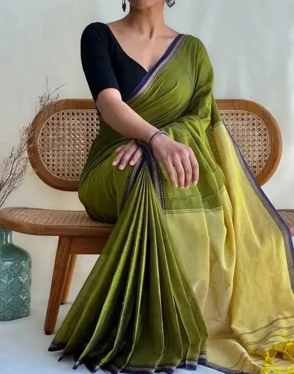 Mehandi_Ashwini_Narayanpeth_Pure_Mercerised_Cotton_Handloom_Saree_With_Running_Blouse_Piece_Same_As_A_Saree_Color_For_Women